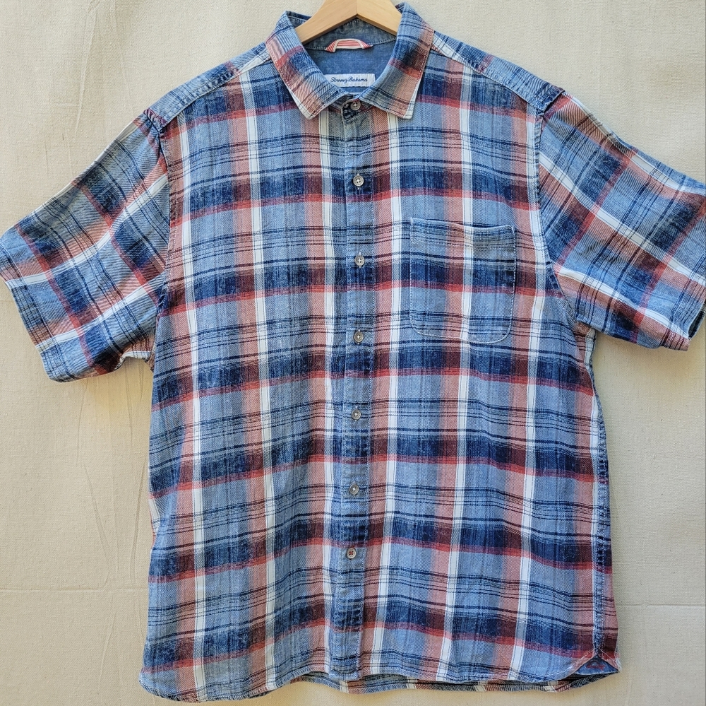 Tommy Bahama Button Up Men's Large Cotton Shirt